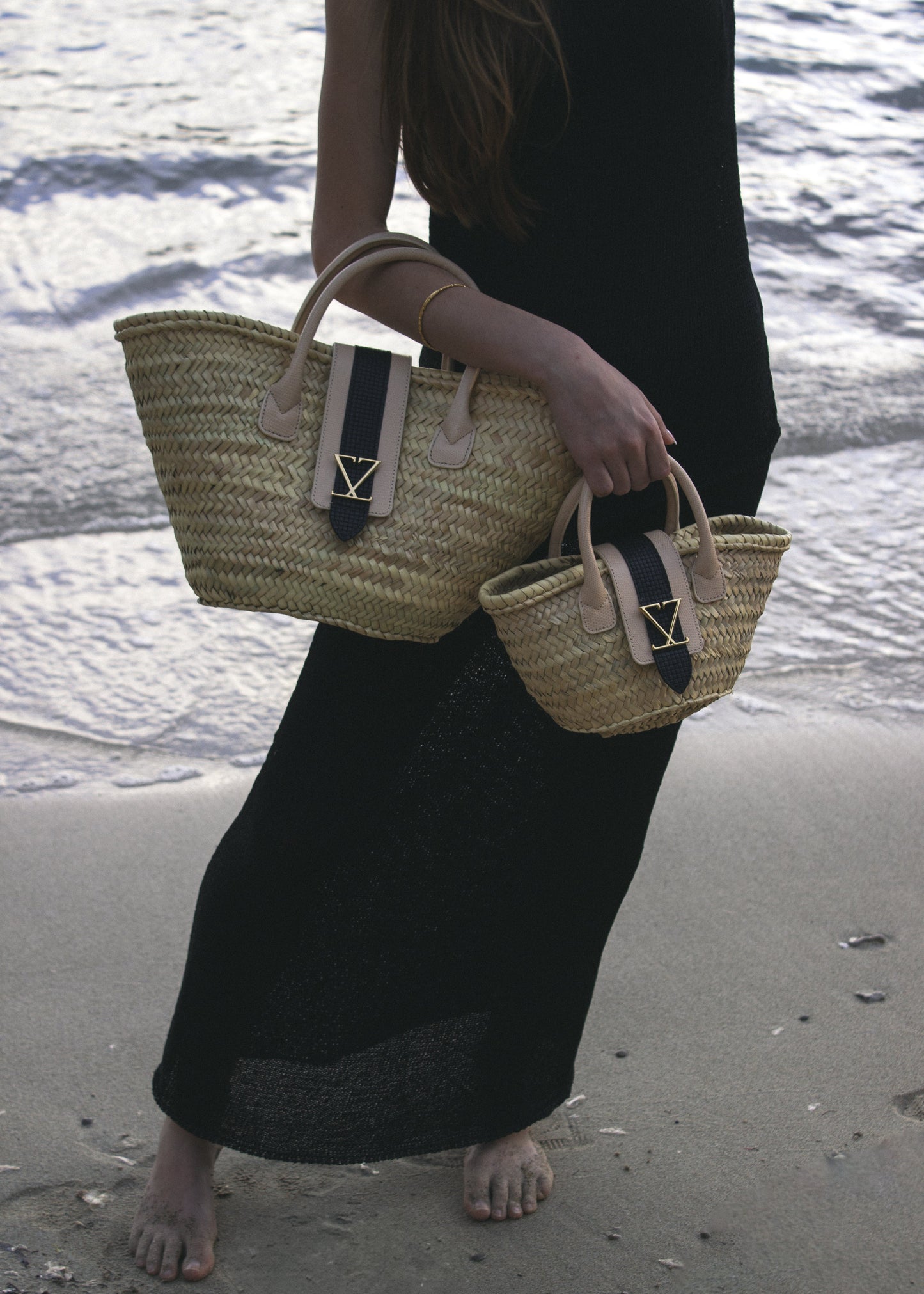 Capazo Deiá Sand & Black